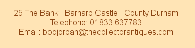 25 The Bank Barnard Castle 01833 637783